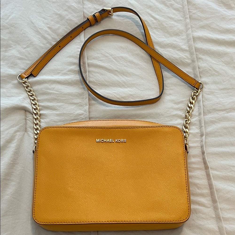 Michael Kors Mustard Crossbody Bag